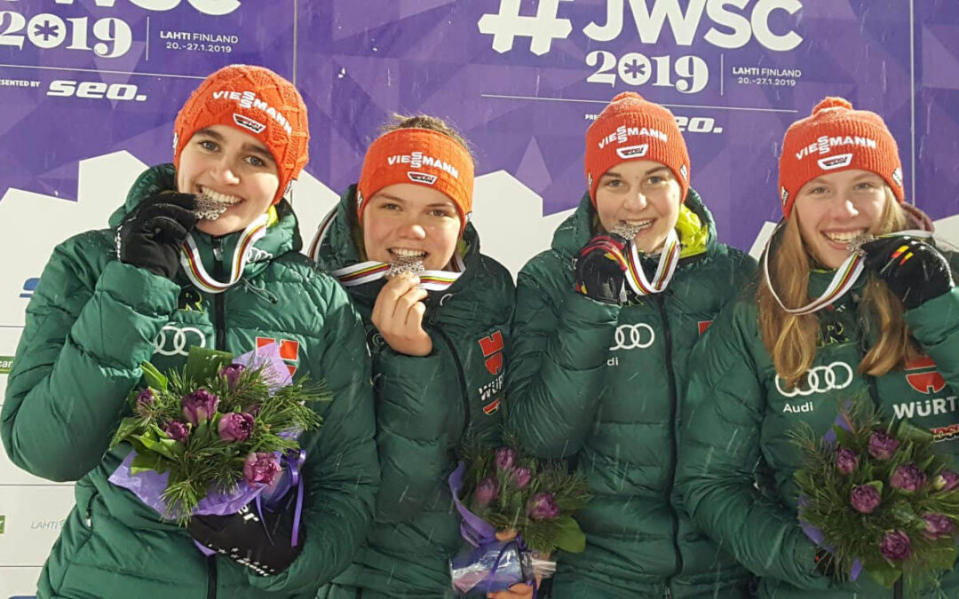 Josephin Laue vom SFV Rothenburg holt bei den JWM in Lahti Mannschaftssilber!