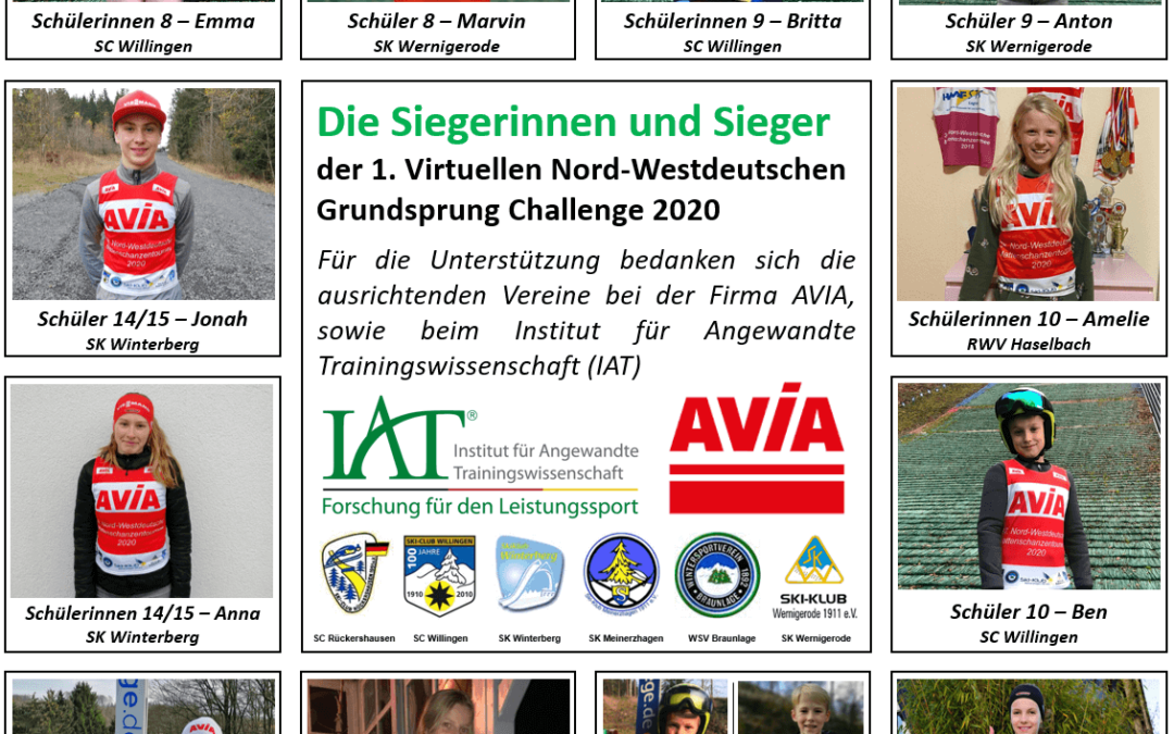 Drei Wernigeröder siegen bei der virtuellen Grundsprungchallenge